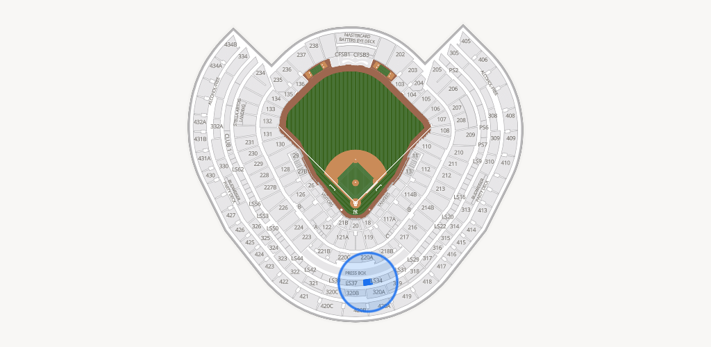 Yankee Stadium Seating Chart