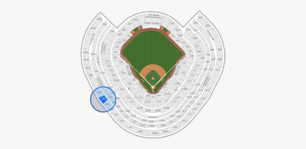 Yankee Stadium Seating Chart