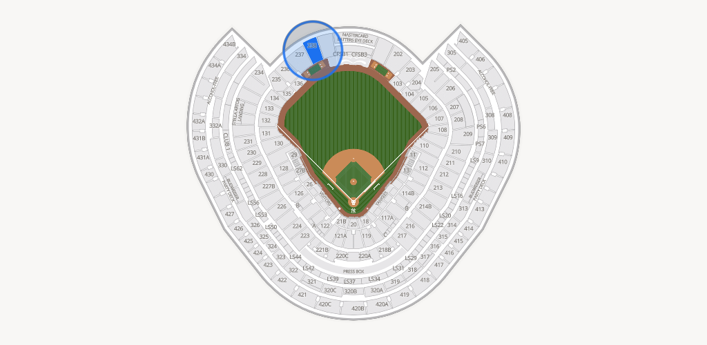 Yankee Stadium Seating Chart