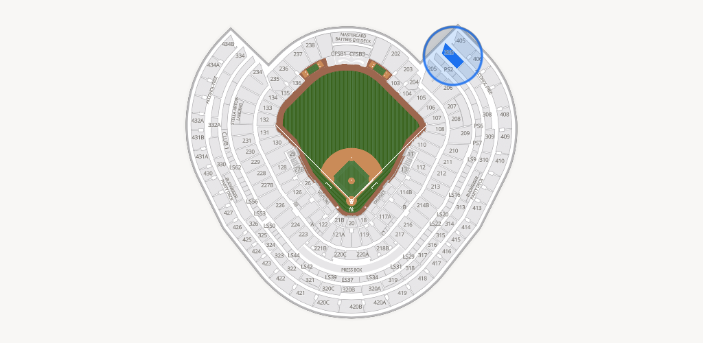 Yankee Stadium Seating Chart