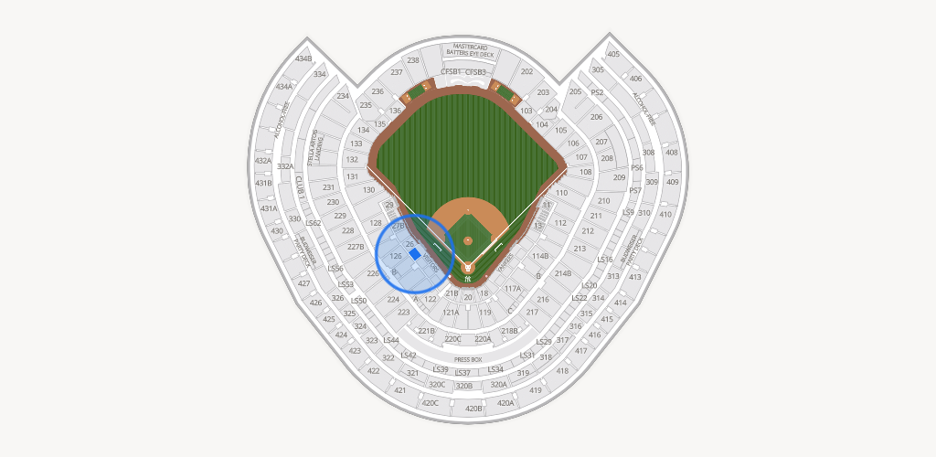 Yankee Stadium Seating Chart