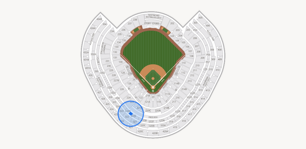 Yankee Stadium Seating Chart