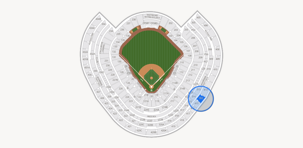 Yankee Stadium Seating Chart