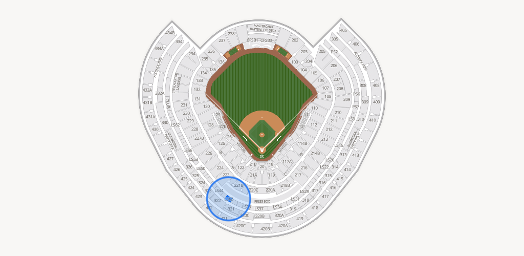 Yankee Stadium Seating Chart