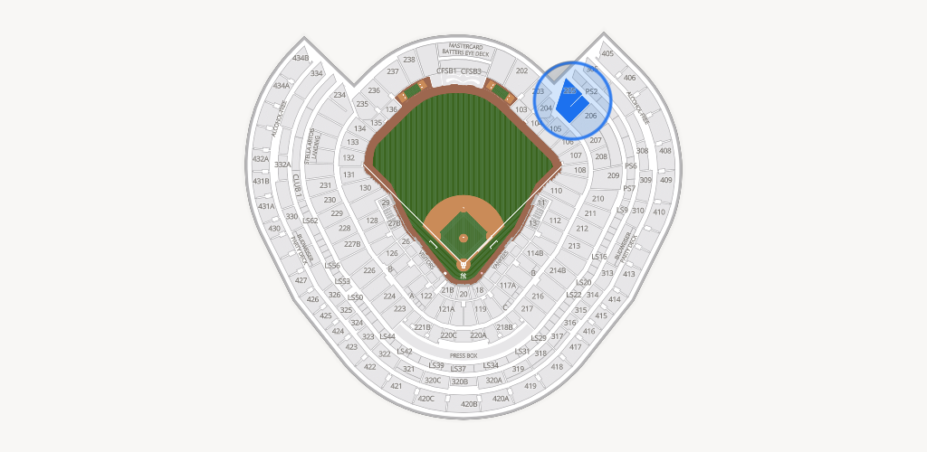 Yankee Stadium Seating Chart