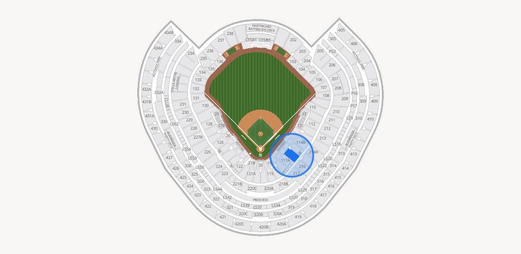 Yankee Stadium Seating Chart