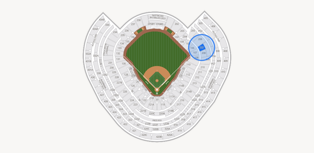 Yankee Stadium Seating Chart