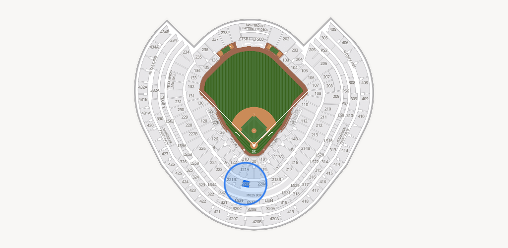 Yankee Stadium Seating Chart