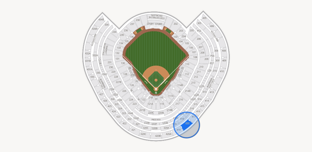 Yankee Stadium Seating Chart