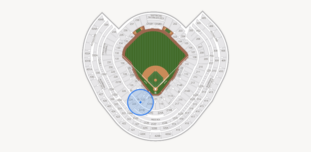 Yankee Stadium Seating Chart
