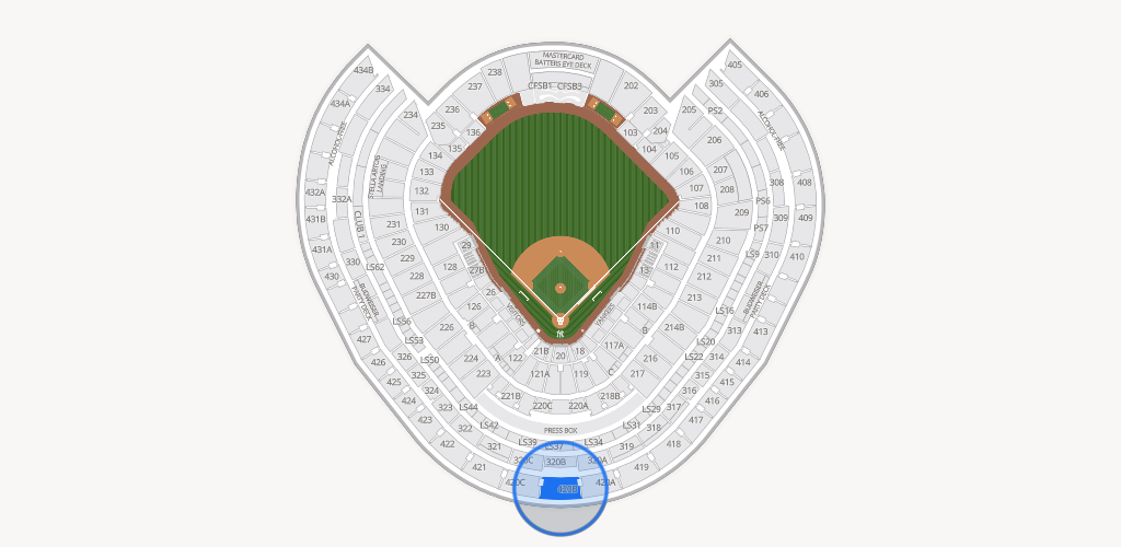 Yankee Stadium Seating Chart