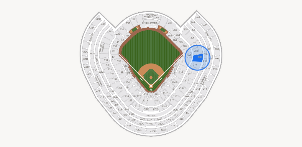 Yankee Stadium Seating Chart