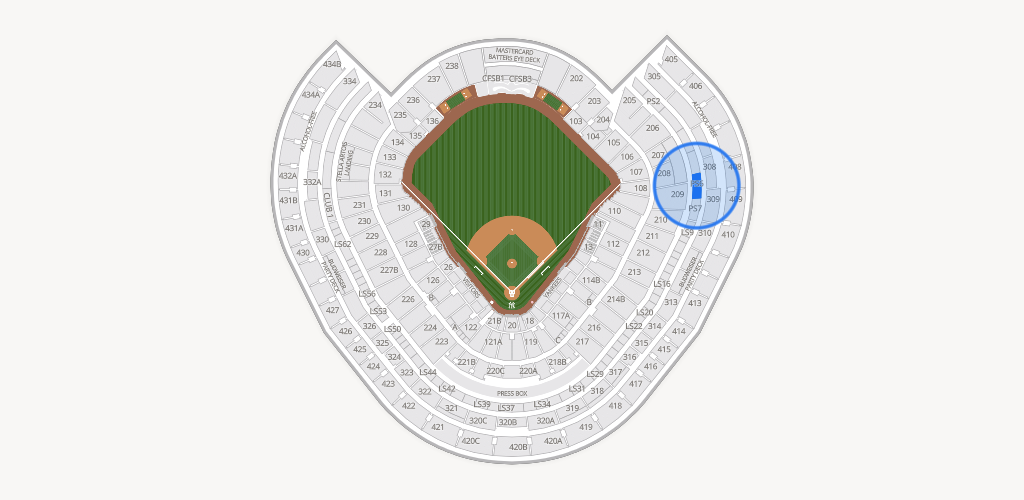 Yankee Stadium Seating Chart