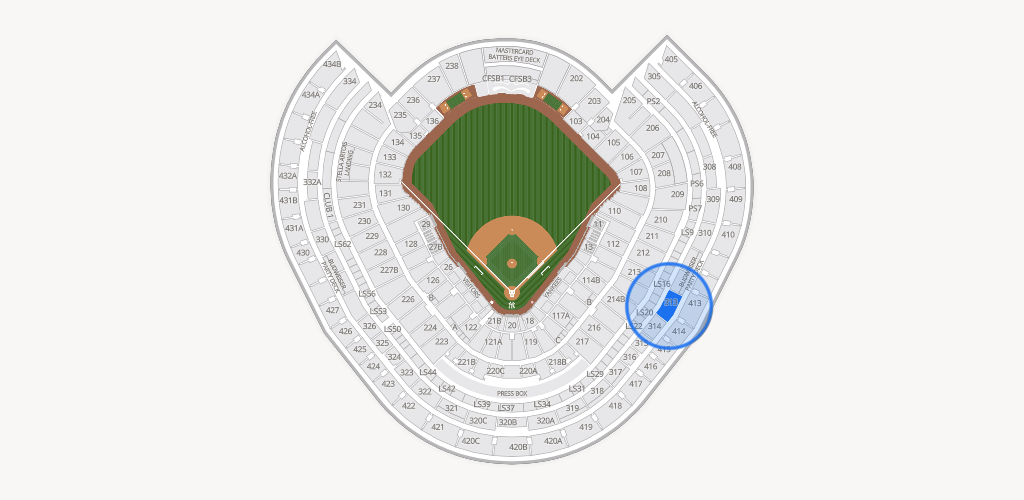 Yankee Stadium Seating Chart