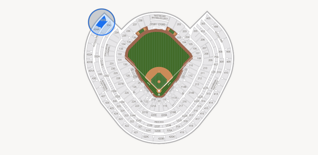 Yankee Stadium Seating Chart