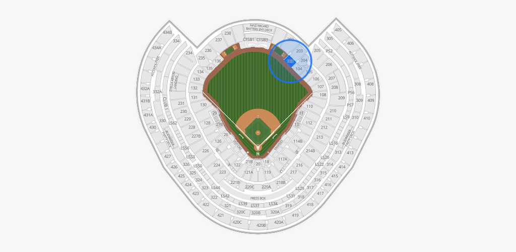 Yankee Stadium Seating Chart
