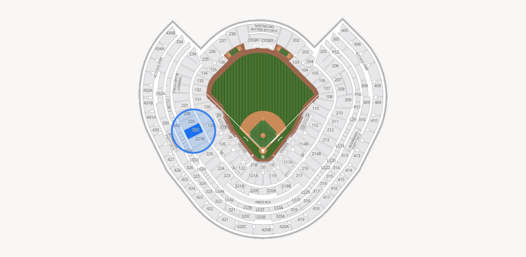 Yankee Stadium Seating Chart