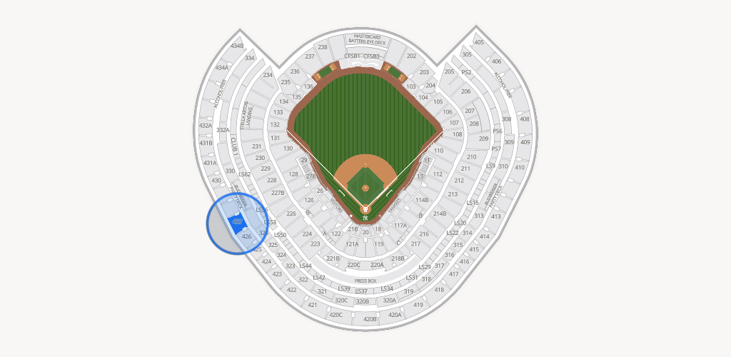 Yankee Stadium Seating Chart