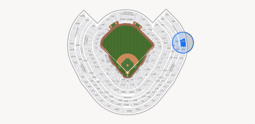 Yankee Stadium Seating Chart
