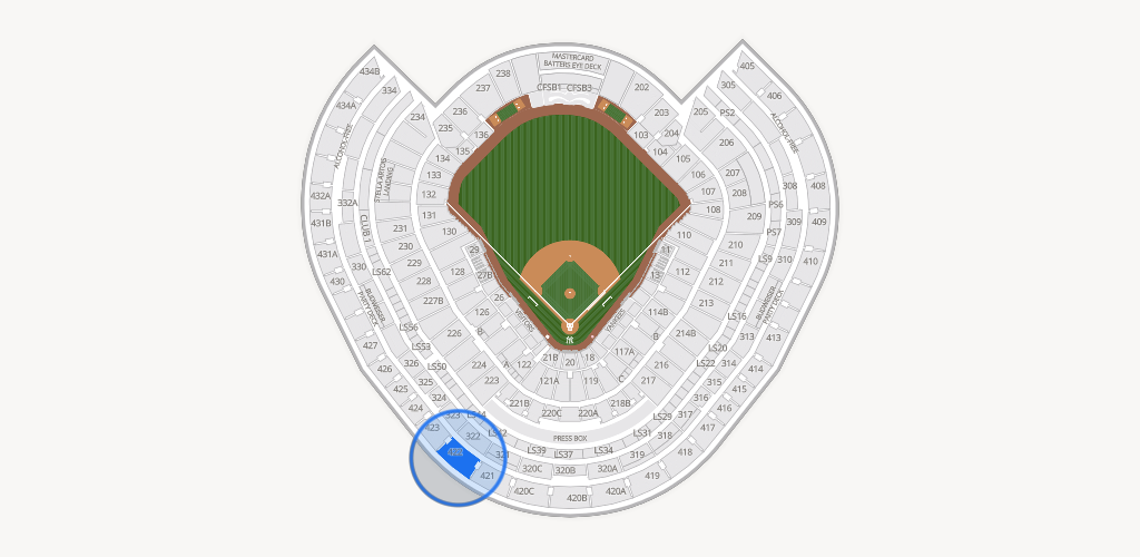 Yankee Stadium Seating Chart