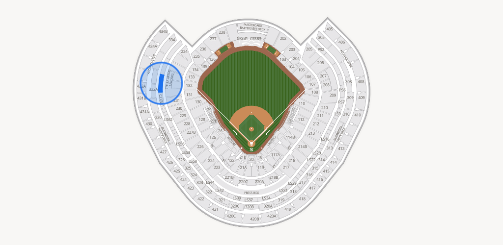 Yankee Stadium Seating Chart