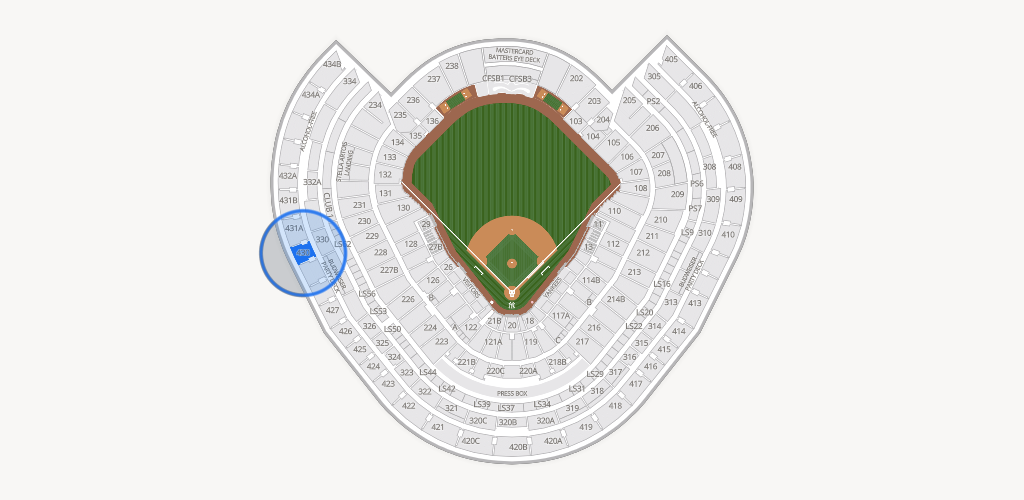 Yankee Stadium Seating Chart