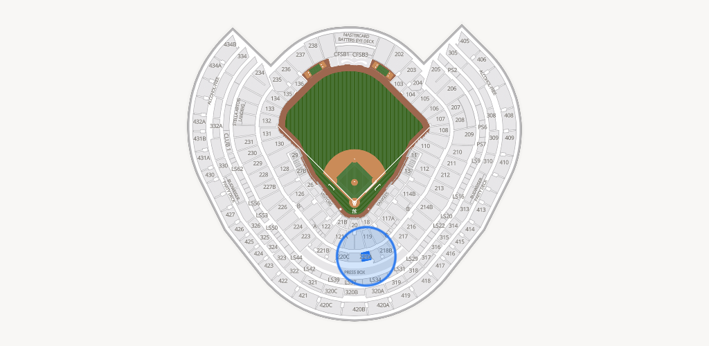 Yankee Stadium Seating Chart