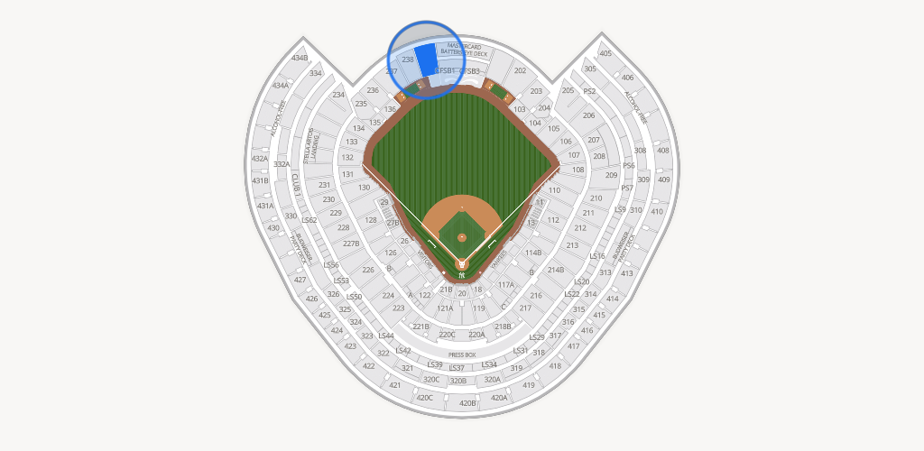 Yankee Stadium Seating Chart