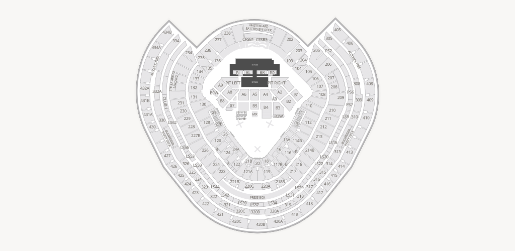 Yankee Stadium Seating Chart