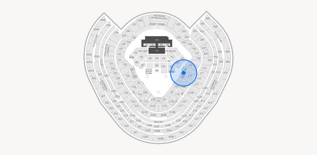 Yankee Stadium Seating Chart