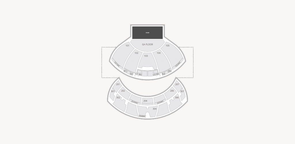 YouTube Theater Seating Chart