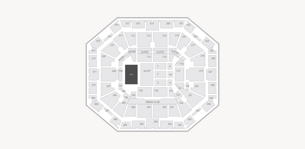 Yuengling Center Seating Chart