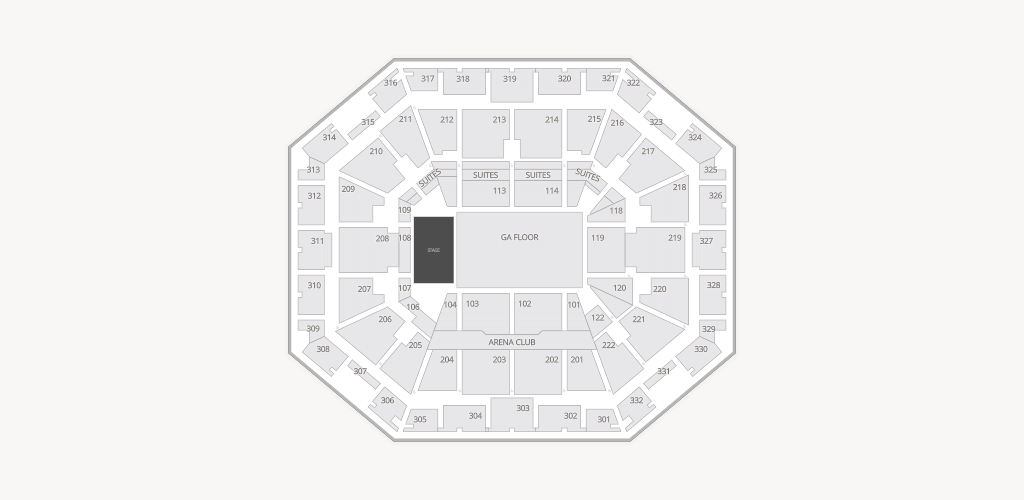 Yuengling Center Seating Chart