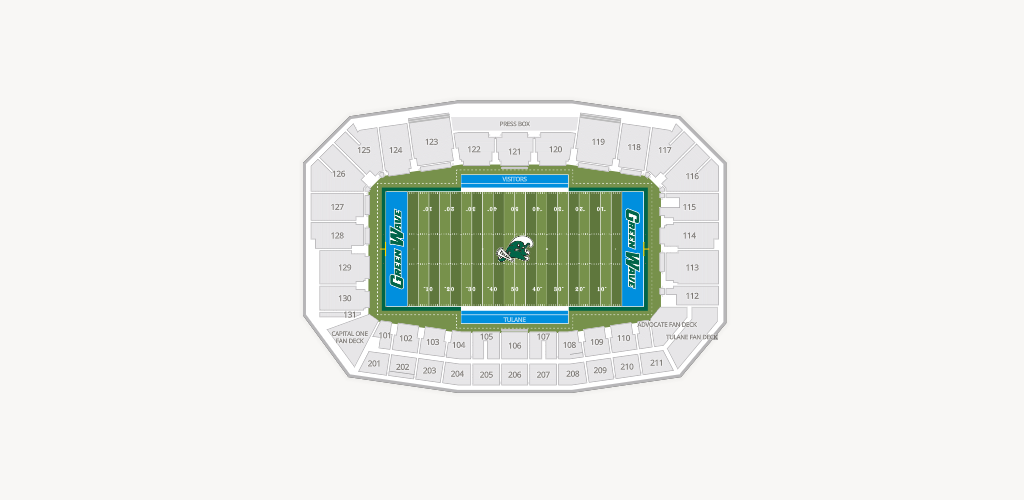 Yulman Stadium Seating Chart
